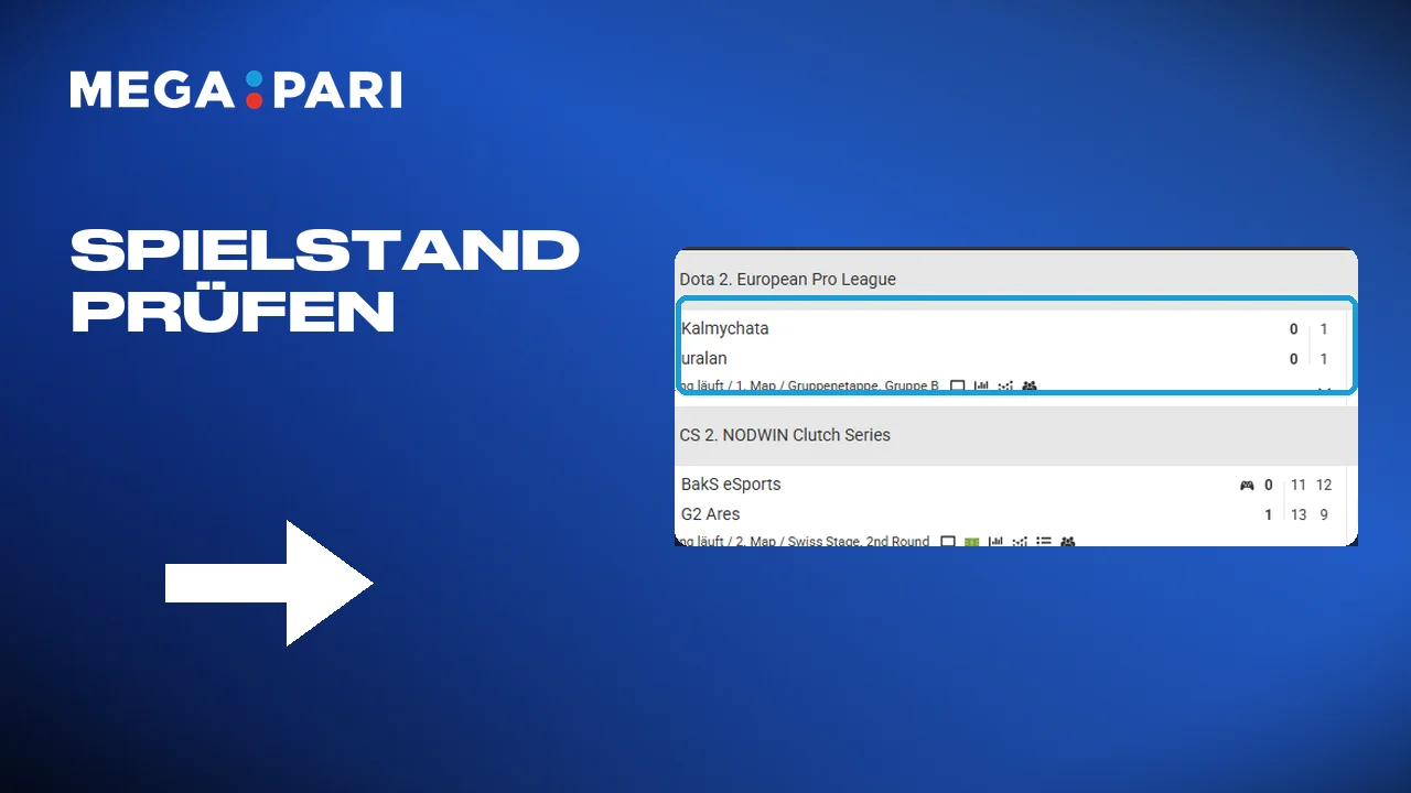 Den Stand bei Megapari prüfen und den passenden Markt wählen