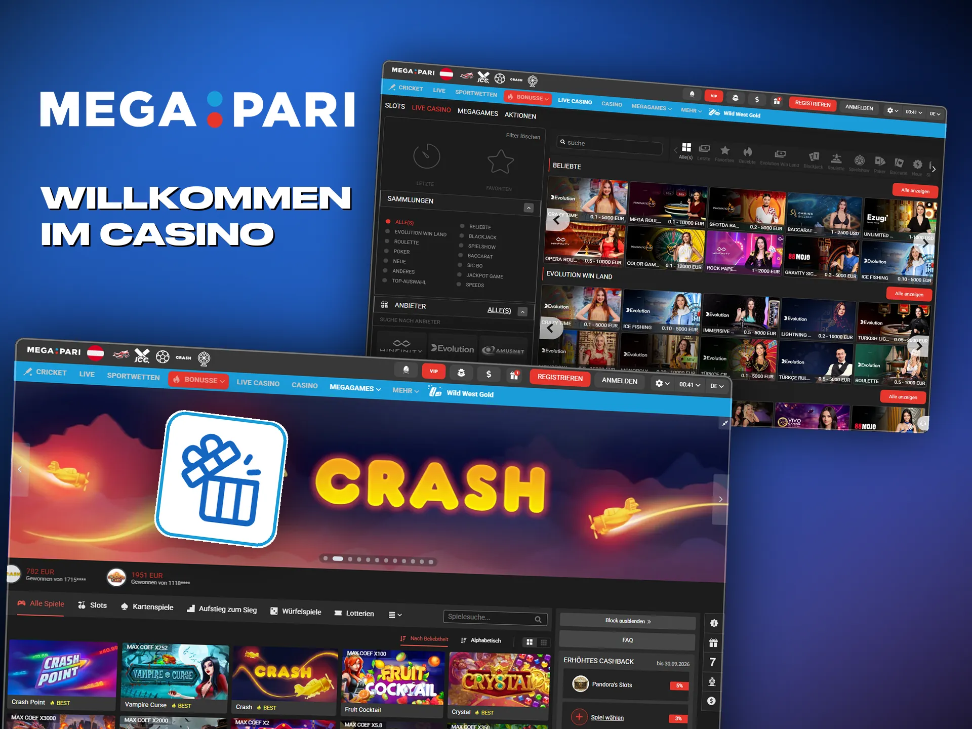 Freispiele und Einzahlungsbonus landen gleich nach der Einzahlung