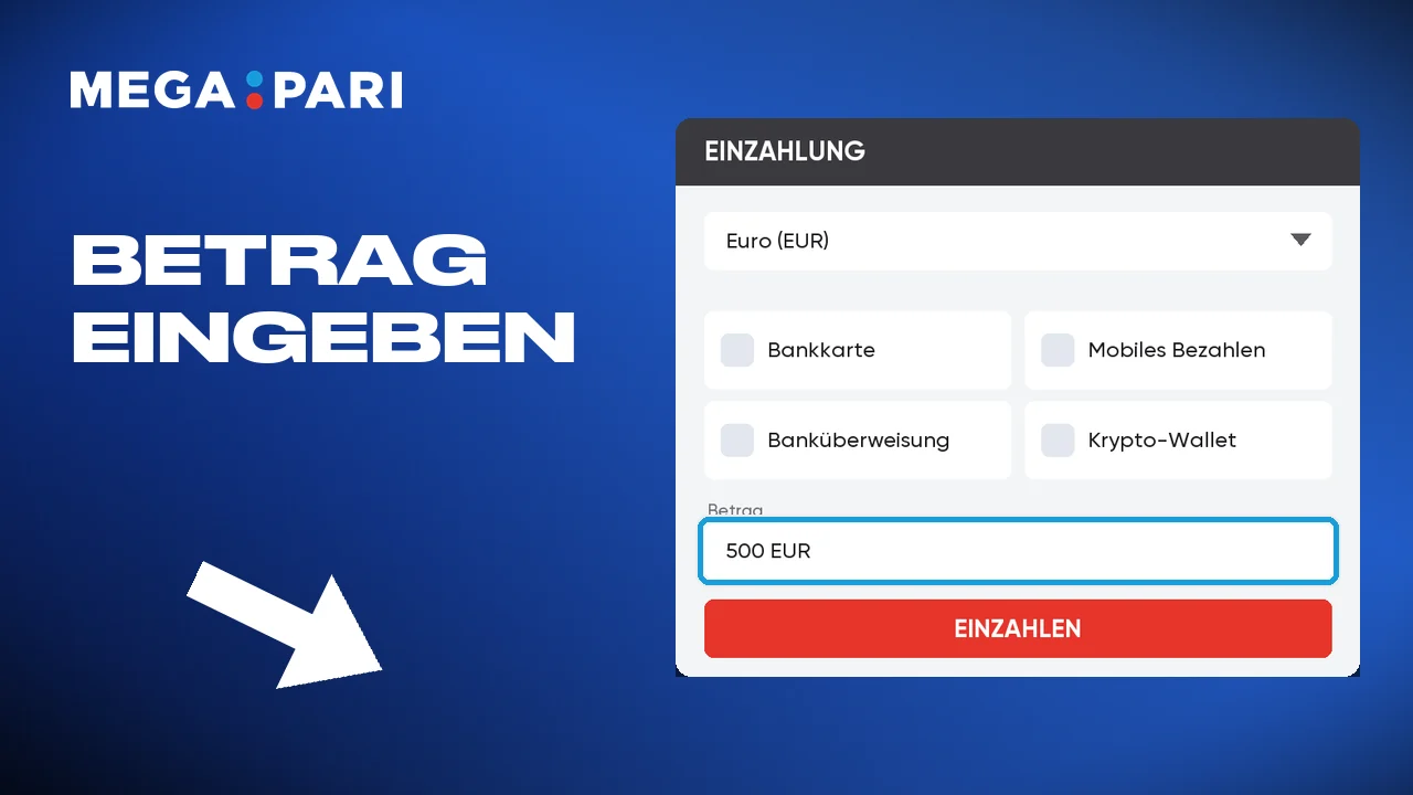 Erst den Mindestbetrag prüfen, dann die Summe eingeben