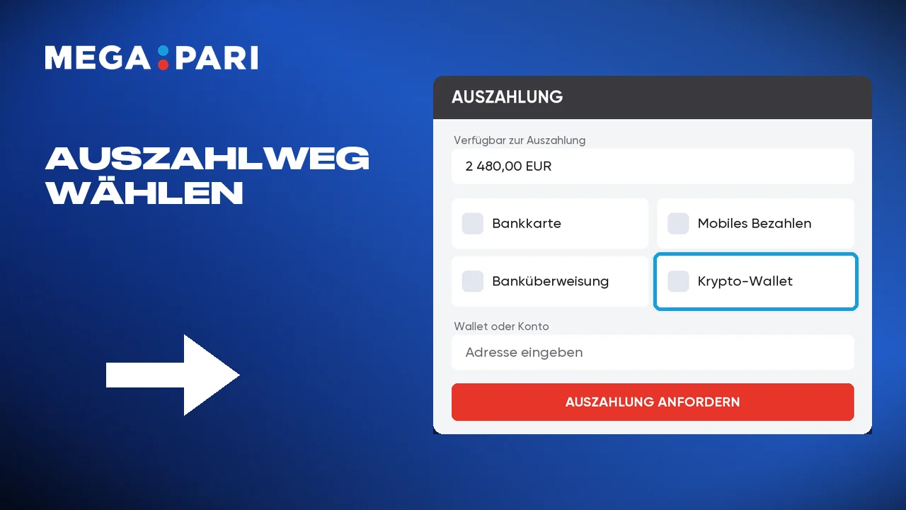Krypto bei Megapari wählen, wenn es schneller gehen soll
