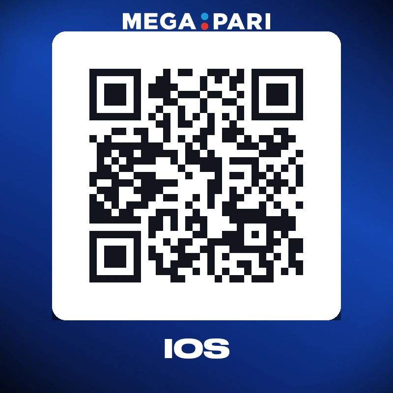QR-Code scannen und die Megapari App für iOS installieren